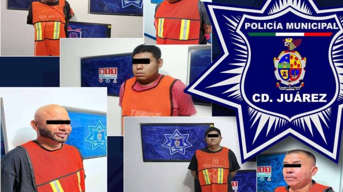 Arrestan a seis por violencia familiar