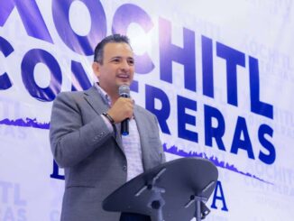 No se rindan, Ciudad Juárez nos necesita unidos: Marco Bonilla en informe de Xóchitl Contreras