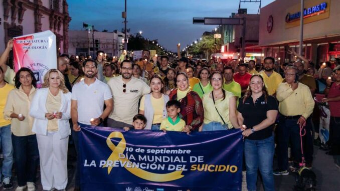 Chihuahua Capital se une por la prevención del suicidiØ con caminata «Luces por la Vida»