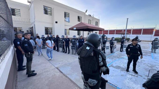 Realizan revisión simultánea en los CERESOS femeniles de Chihuahua y Ciudad Juárez