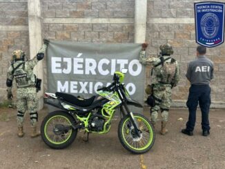 Asegura Operativo Conjunto motocicleta y porciones de metanfetamina en Parral