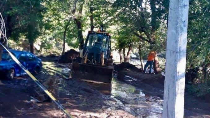 Atiende Obras Públicas incidencias por lluvias en Casas Grandes