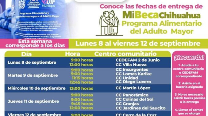 Que no se te pase! Acude por tu paquete PAAM