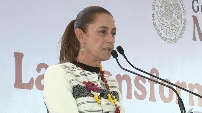 Sheinbaum inicia un gira nacional de rendición de cuentas