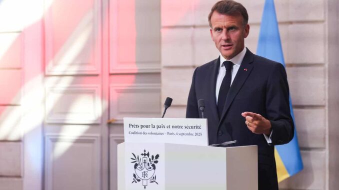 Sheinbaum confirma que Macron pospuso su viaje a México «por problemas en Francia»