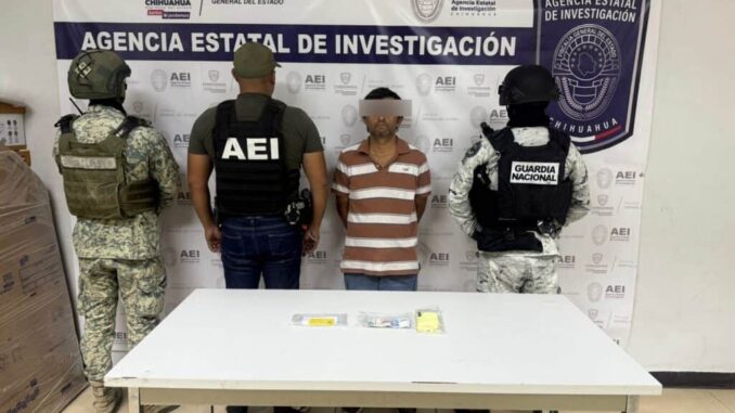 Detiene AEI a presunto extorsionador en la colonia Anapra
