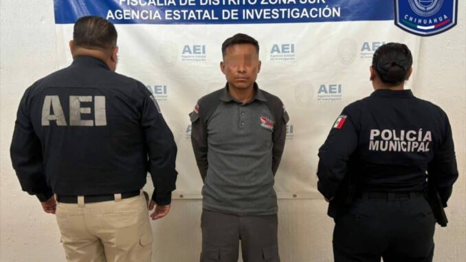 Detenido por agredir a su pareja sentimental en Parral
