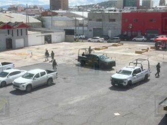 Clausuran gasolinera en operativo federal en avenida Ocampo y Teófilo Borunda Sur