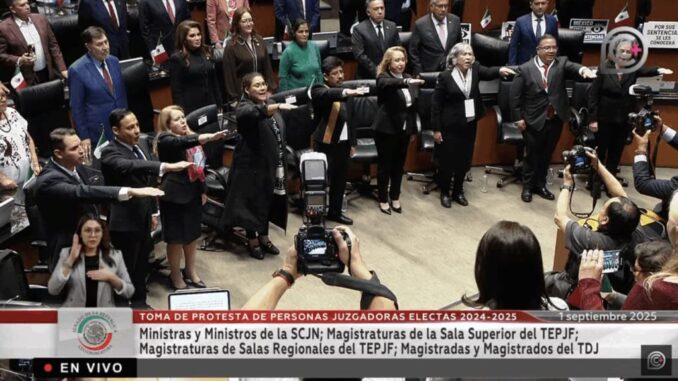 Nuevo pleno de la SCJN rinde protesta en el Senado de la República