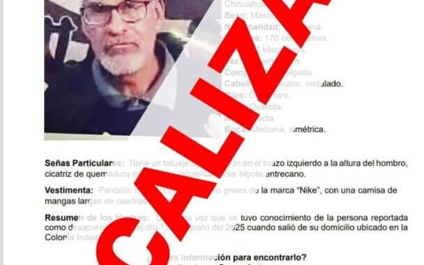 Localizan sano y salvo a masculino reportado ausente en la colonia Industrias
