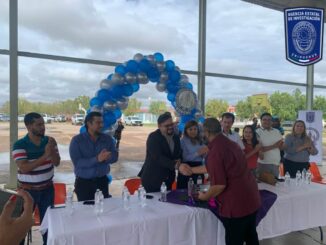 Presente GOECHI en arranque del ciclo escolar 2025-2026 en escuela secundaria de Nuevo Casas Grandes
