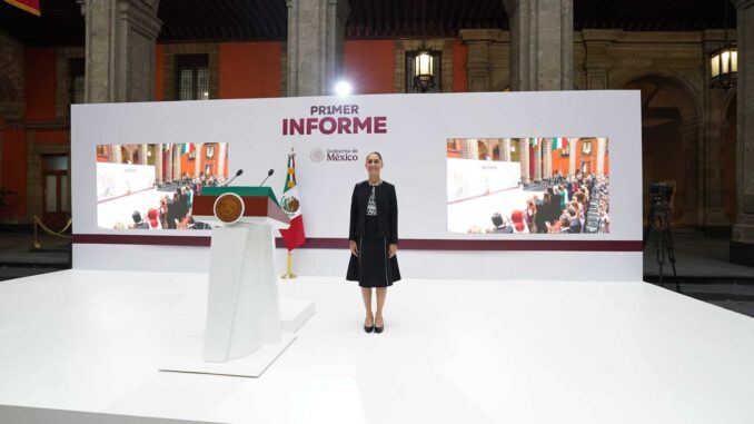Primer Informe de Gobierno de la presidenta Claudia Sheinbaum
