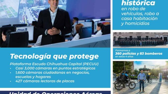 4° INFORME: Tecnología, prevención y cercanía: la estrategia que fortalece la seguridad en Chihuahua Capital