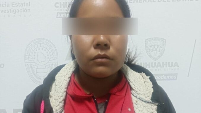 Detiene AEI a mujer por un homicidio en el municipio de Bocoyna