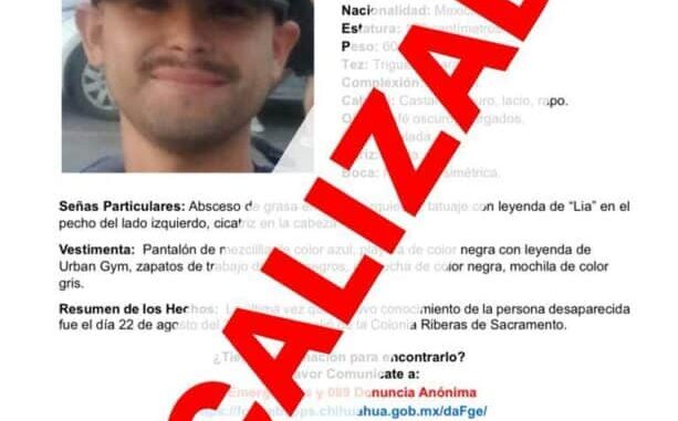 Localizan a joven reportado ausente en Riberas de Sacramento