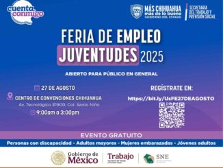 Realizará Gobierno del Estado feria de empleo de las juventudes con 3 mil 500 vacantes