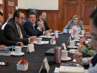 Maru Campos encabeza sesión de la Mesa Estatal de Construcción de Paz