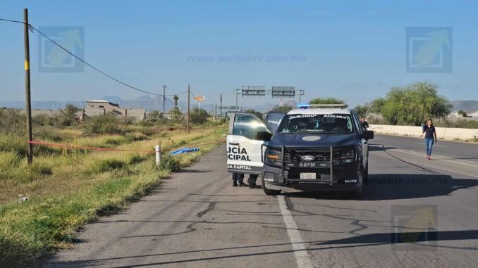 Hallan sin vida a un hombre en la carretera Chihuahua–Aldama