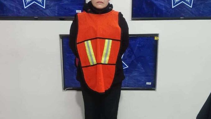 La detienen con cristal y una arma de fuego