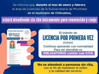 Informan de los trámites de licencias: renovación sin cita y primera vez con cita previa