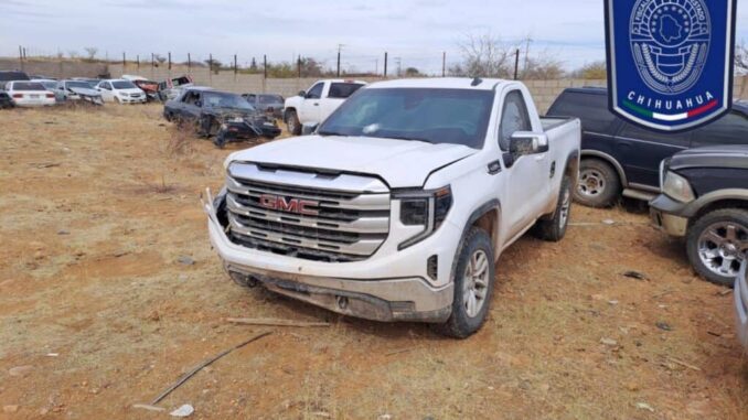 Encuentra AEI en Parral pick up robada en Sinaloa