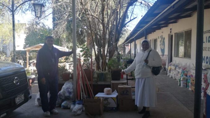 Lleva Estado alimento y artículos de limpieza al asilo “El Bocado del Pobre”