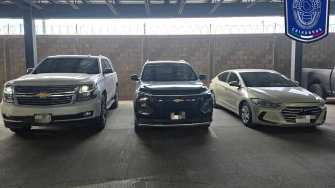 Recupera AEI tres vehículos adquiridos por transferencia electrónica fraudulenta