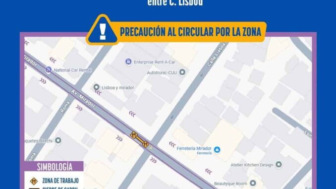 Reparará JMAS Chihuahua caja de válvulas en la avenida Mirador este próximo lunes