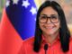 Delcy Rodríguez espera que Venezuela sea un «gigante productor» de petróleo como EE.UU.