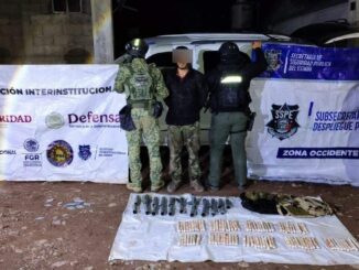 Detiene célula BOII a hombre con 87 cartuchos explosivos en Moris