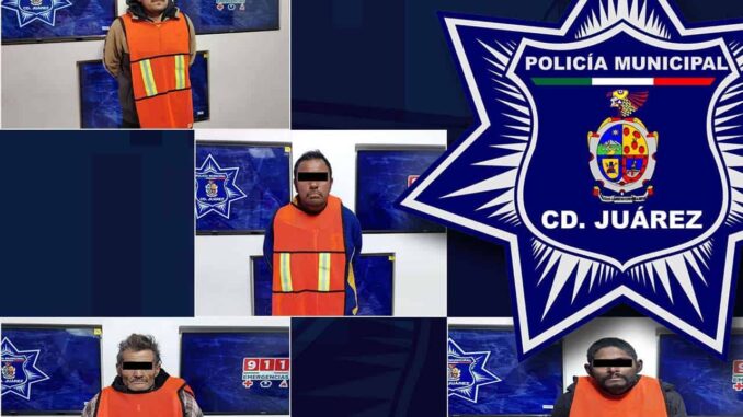 Detienen a 4 prófugos de la  justicia