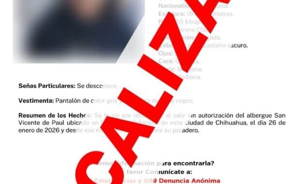 Localiza FEM a dos adolescentes que se ausentaron de Centro de Asistencia Social en Chihuahua