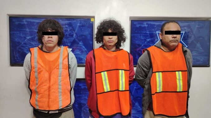 Detienen a tres por despojo y privación de la libertad