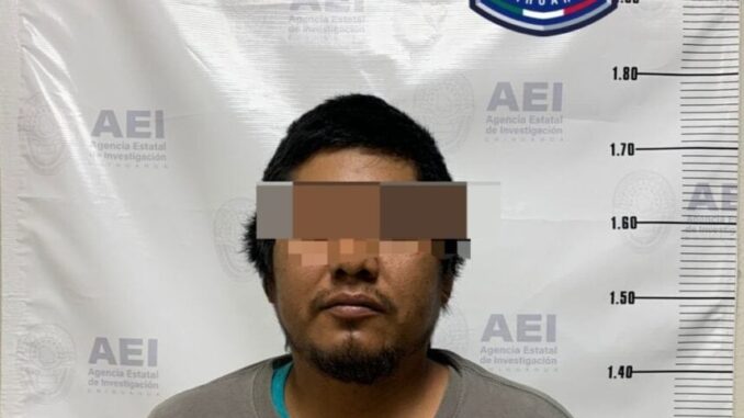 Captura AEI Noroeste a prófugo del estado de Oaxaca por violencia familiar