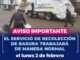 Trabajará normal servicio de recolección de basura este 2 de febrero