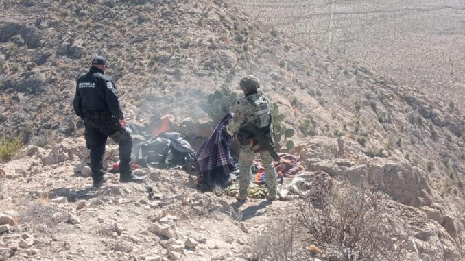Destruyen campamento clandestino en las cercanías de la carretera a Ojinaga