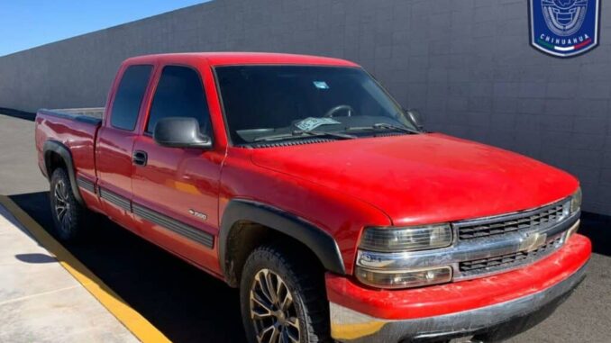 Recupera AEI en Nuevo Casas Grandes vehículo robado en Ciudad Juárez