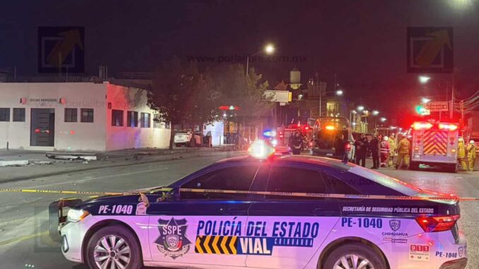 Fatal choque en la avenida 20 de Noviembre deja sin vida a pareja de adultos mayores