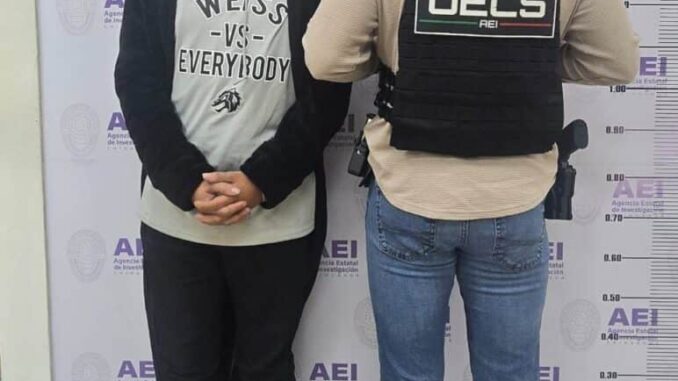 Cumplimenta Fiscalía Especializada orden de aprehensión a prófugo de homicidio doloso calificado