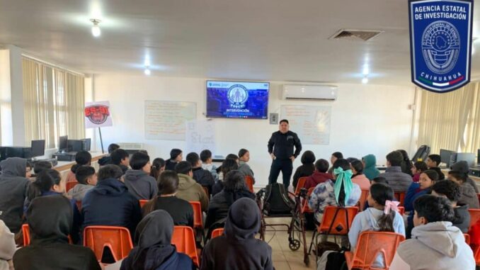 Continúa GOECHI pláticas preventiva a estudiantes de la Secundaria No. 91