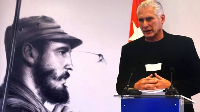 Díaz-Canel agradece a Sheinbaum y a Morena su apoyo a Cuba tras las presiones de EE.UU.