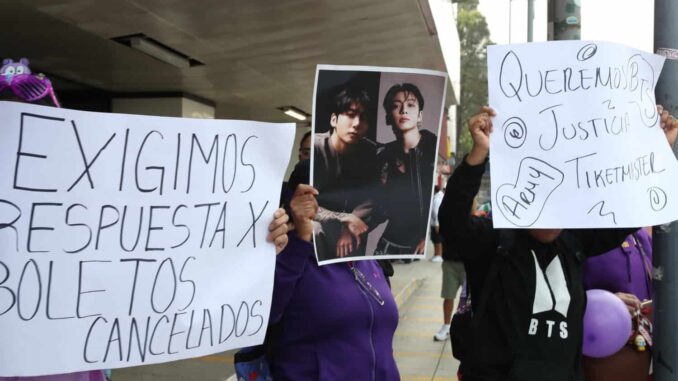 Army BTS marchan para exigir claridad ante «abusos» en venta de boletos