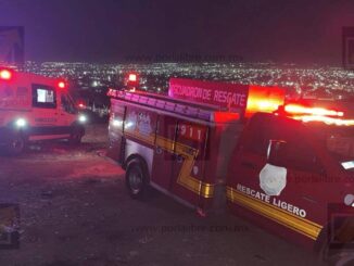 Rescatan a senderista tras sufrir aparatosa caída en el Cerro Grande