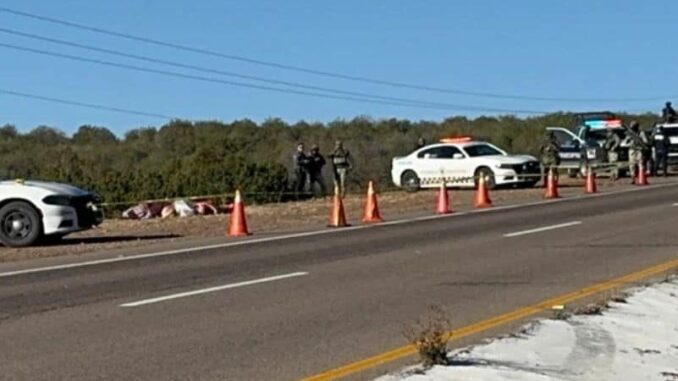 Hallan tres hombres sin vida en la carretera Cuauhtémoc–Chihuahua
