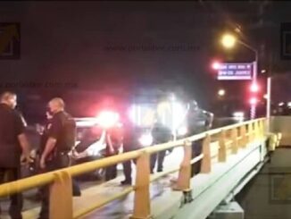 Mujer intenta saltar en puente del periférico de la Juventud y Juan Escutia