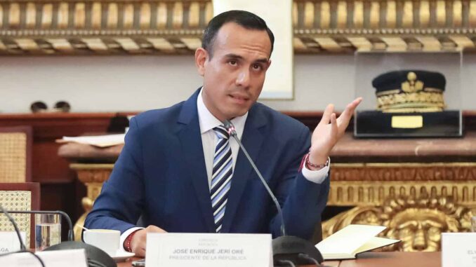 José Jerí, al borde de engrosar la lista de presidentes destituidos en Perú