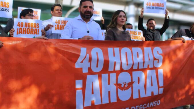 Aprueba Congreso iniciativa por 40 horas ahora, con dos días de descanso y horas extra sin impuestos