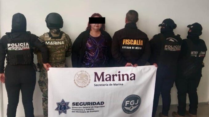 Detienen a Iris N., objetivo prioritario en Edomex por extorsión y cobro de piso