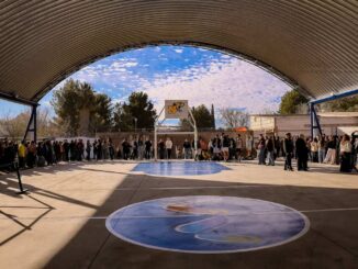 Entrega Marco Bonilla domo en escuela “Normal del Estado” gracias al Presupuesto Participativo