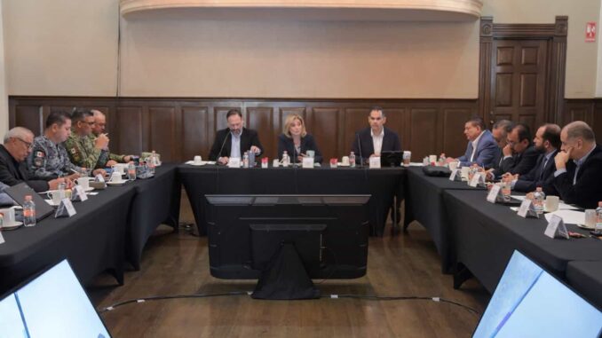 Maru Campos encabeza Mesa de Seguridad